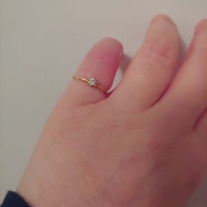 18k gold diamond ring